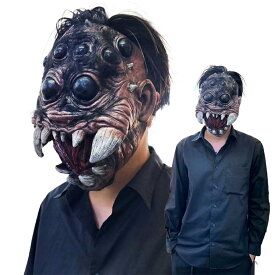 マスク 大蜘蛛のお面 ハロウィン 被り物 かぶりもの 帽子 サプライズ