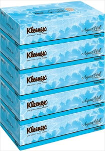 クリネックスティシュー アクアヴェール 5箱パック 【 日本製紙クレシア 】 【 ティッシュ 】