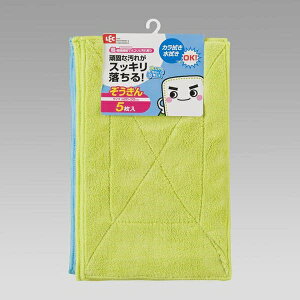 激落ちマイクロファイバーぞうきん5枚入