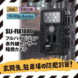 フルハイビジョン 赤外線センサー 暗視カメラ SLI-FIA1080 ブラック