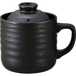 電子レンジ専用炊飯陶器 楽炊御膳 黒 T-01B