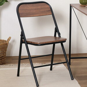 �s��f�� �܂肽���݃`�F�A �֎q �p�C�v�`�F�A �ؐ� ���ʍ�44cm �w������t�� ��45×���s48.5×����78cm �u���E�� �A���� 73633