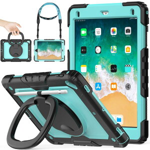 SEYMAC stock iPad  6/5 9.7C`(2018/2017) / Air2 / Pro 9.7 P[X OnhϏՌP[X y[ V_[Xgbv یtBtt[iCgu[+ubNj