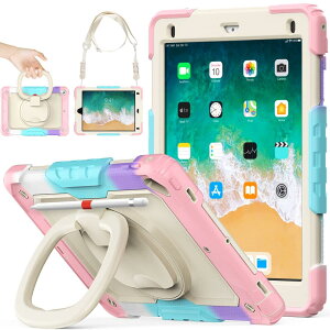 SEYMAC stock iPad  6/5 9.7C`(2018/2017) / Air2 / Pro 9.7 P[X OnhϏՌP[X y[ V_[Xgbv یtBtt[(FƂǂ+sN)