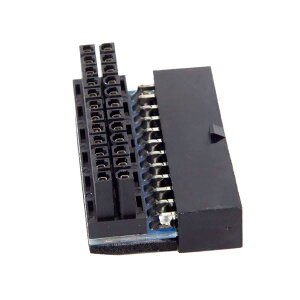 Cablecc ATX24sX24sIX90xdA_v^[C{[h}U[{[hifXNpjPCd ATX 24Pin Female to 24pin Male 90 Degree Power Adapter Mainboard Motherboard for Desktops PC Supply