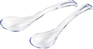 ヨシカワ 美味彩菜 すくいやすい クリアなレンゲ 小 2本セット 全長175cm 食洗機対応 燕三条 日本製 SJ3472