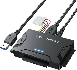 IDE SATA USB ϊP[u 2.5 3.5C` HDD/SSD/whCu USBϊA_v^[ f[^z 5Gbps]x SATA/IDE USB3.0 ϊ ydA_v^tz