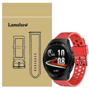 Lamshaw for HUAWEI Watch GT2e �o���h, �X�|�[�c �V���R�� �����o���h �x���g �Ή� HUAWEI Watch GT2e 46mm (���b�h)