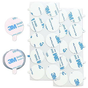 シーリングスタンプ用両面テープ 直径23mm/28mm 両面シール 70枚入り シーリングワックス スタンプ 用 丸型 粘着 シール テープ はがせる 耳つき DIY (23mm)