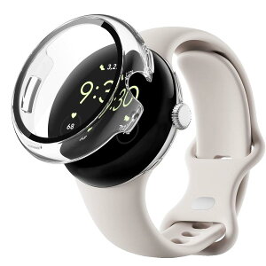 For Google Pixel Watch 3pKX 45mm tČ^P[XyYEZHUzSʕیP[X PCt[+KXtB̌^ EȒP ^ y ϏՌ h~ (NA)