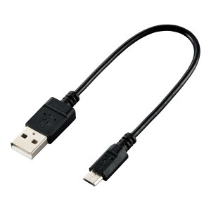 �G���R�� �G�R USB�P�[�u�� 2.0 A-microB 0.15m U2C-JAMB015BK