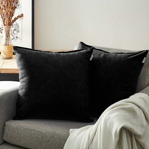 Topfinel �N�b�V�����J�o�[ ���l�����ۂ� 60X60CM �k�� ������� �Ȗ� ���n �\�t�@�w���� �������J�o�[ ���z�c�J�o�[ �u���b�N 2���i�S19�F�j