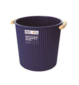 八幡化成 ハンドル付きダストボックス way-be(ウェイビー) WB-503 5L ネイビー