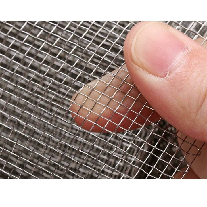 Bilaida 産業用金網 10メッシュ 幅1000x巻1000mm ステンレス平織金網 メッシュ 濾過網 耐高温 防鼠 防虫 10 メッシュ 線径0 3mm 網目2 3 幅1000x巻1000mm 1枚 hanatomori店