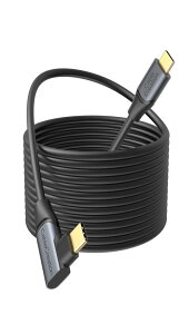 CableCreation Quest 2 linkΉ P[u 5M, Oculus linkKp P[u, USB-C to USB-C P[u 5 Gbpsf[^] i Phone 15 i Phone 15Pro Max Steam VR/VRwbhZbgΉQ[PCɓKp 5M