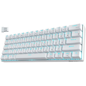 RK ROYAL KLUDGE RK61 JjJ L[{[h  Bluetooth CX USB L/ Windows/Mac/IOS/AndroidɑΉ X}z/^ubg/p\R(ipad iphoneȂ)ʗp y RpNg (zCg)