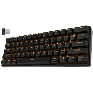 RK ROYAL KLUDGE RK61 JjJ L[{[h  Bluetooth CX USB L/ Windows/Mac/IOS/AndroidɑΉ X}z/^ubg/p\R(ipad iphoneȂ)ʗp y RpNg (ubN)