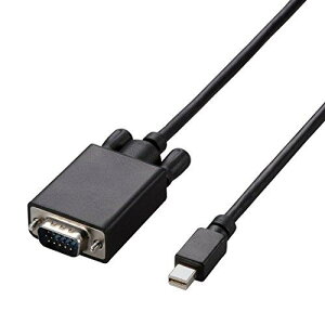 �G���R�� Mini DisplayPort-VGA�ϊ��P�[�u��/3m/�u���b�N