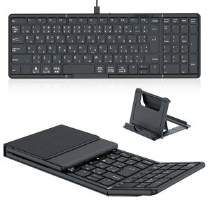 yŐV^zOmikamo Bluetooth L[{[h ܂ݎ CX JISW{z eL[t EShiftL[/L^EnterL[ ipadL[{[h Lp tTCY iOS/Windows/MacΉ 4fo