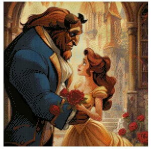 Bella�AThe Beauty Counted �N���X�X�e�b�`�L�b�g�A��100%�A150x150�X�e�b�`�A27x27cm�A14ct�ABella�N���X�X�e�b�`�L�b�g�B