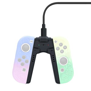Renjzle Joy-Con[dObv switchhbN A_v^[ XCb` R WCRObv WCR[d Sȏ[d tȒP ^тɕ֗ y (Black)