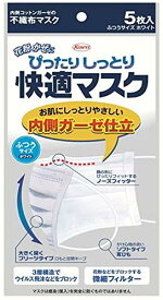【興和】ぴったりしっとり快適マスク快適マスク　5枚入 ×10個セット