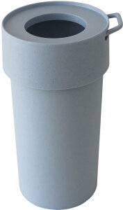 袋が隠れるゴミ箱 スモーキーブルー Sサイズ 5L way-be TAPTRASH(タップトラッシュ) 239970