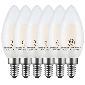 Zohadtak LED GW\d VfAd 60W` 720lm E12 6W Ód KX̍ގ Ή 4000K F PSEF؍ς XC^ 6 (E12-XC^, F)