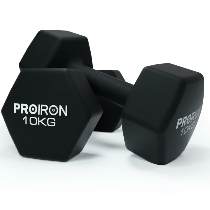 楽天市場】PROIRON ダンベル 鉄アレイ 2個セット 10kg ダンベルセット 