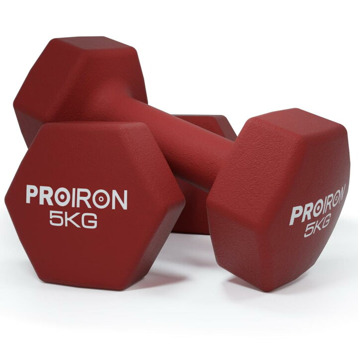 楽天市場】PROIRON ダンベル 鉄アレイ 2個セット 5kg ダンベルセット 