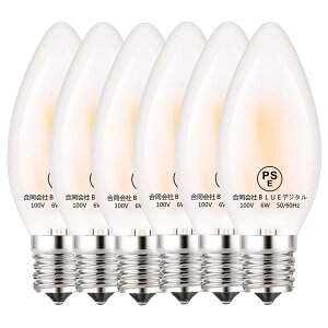 Zohadtak LED GW\d VfAd 60W` 720lm E17 6W Ód KX̍ގ Ή 2700K dF PSEF؍ς XC^ 6 (E17-XC^, dF)