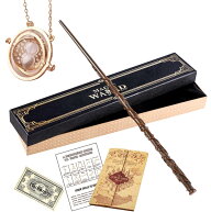 MUMAREN ハーマイオニー 杖 魔法の杖 魔法学校風 小道具 コスプレ 樹脂 小物 忠実に再現 長さ40cm 高度に…