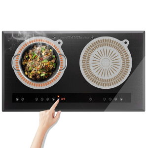 KR KITCHENRAKU ihマット ihクッキングヒーターマット 温度変化により色が変わる 白系 グレーtoオレンジ 柄3 24cm 2枚 滑り止め 夏っぽい 傷防止 シリコンマット 断熱パッド