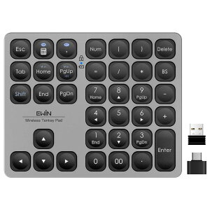 Ewin eL[ Bluetooth5.2 / 2.4Gڑ 2ڑ MacΉeL[ CX L[{[h BluetoothL[{[h y numlockA Type-C[d 37L[ {Ή iOS iPadOS Mac Windows AndroidɑΉ