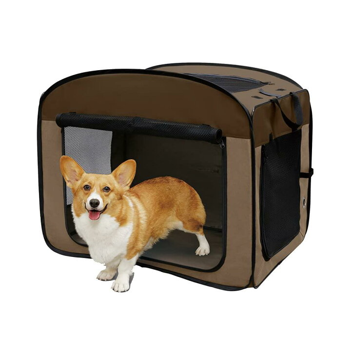 楽天市場】アイリスオーヤマ 犬 猫 ケージ 折りたたみ アウトドア 防災 