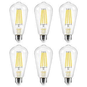 DiCUNO LEDd E26 60W` 6W dF GW\d 700lm 2700K tB gd NA^Cv S g ST64 Ή 6