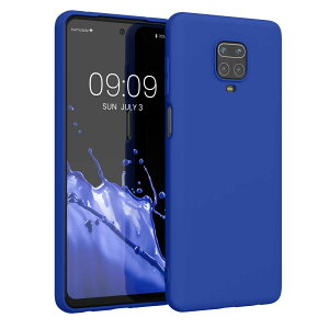 kwmobile �X�}�z�P�[�X Xiaomi Redmi Note 9S / 9 Pro / 9 Pro Max�Ή� �P�[�X - �ϏՌ� ����~�� �\�t�g TPU �V���R�� - �o���g�C �u���[