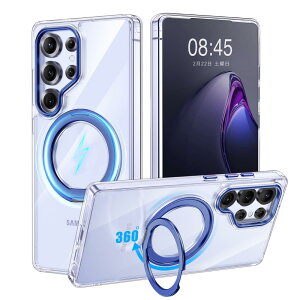 �y�ČRMIL�K�i�EMagsafe�Ή��zGalaxy S25 Ultra �p �P�[�X MagSafe�Ή� �����O 360°��]�X�^���h�@�\ �c�����Ή� ���� ���΂ݖh�~ ���C�����X�[�d �����Y�ی� �ϏՌ� �g�уJ�o�[ �M�����N�V�[S25 �E���g