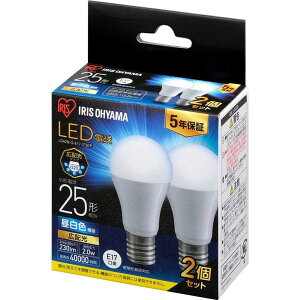 �yE17�z�A�C���X�I�[���} LED�d�� 25W�`���� �����F �������a17mm �L�z�� 2�p�b�N �����Ή� LDA2N-G-E17-2T62P