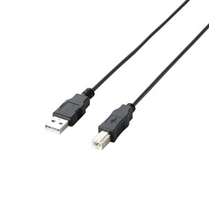 �G���R�� RoHS�w�ߏ��������z���p�b�P�[�W �G�RUSB�P�[�u�� USB2.0 A-B�^�C�v 3m �u���b�N U2C-JB30BK