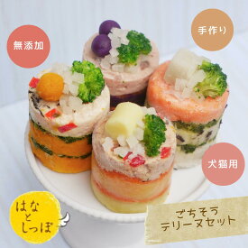 犬 猫 ケーキ 手作りごはん 無添加 「 ごちそうテリーヌセット 4個 」 お祝い 誕生日 パーティー ディナー ごはん 犬用ごはん シニア犬 ご馳走 ごちそう ケーキ 誕生日ケーキ 犬用おやつ 犬用ケーキ ギフト プレゼント 犬用ご飯 犬のご飯 犬のごはん 高級 送料無料