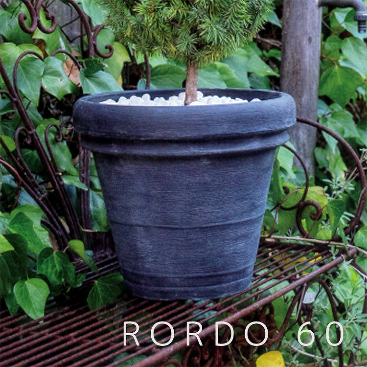 大人気のテラコッタ調 植木鉢 ボルドー Φ60 BORDO 100％品質 おしゃれ ポリエチレン製 鉢 プランター ガーデニング 大型 数量は多 ポット