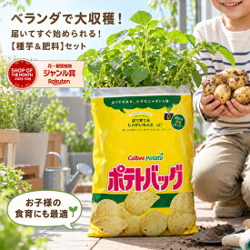 【種芋2つ+肥料のおまけ付】マツコの知らない世界で特集／カルビー ポテトバッグ 【のりしお】12L(春 じゃがいも 栽培 誕生日プレゼント 子供 女の子 孫 家庭菜園 培養土 種芋 苗 ばれいしょ ジャガイモ 種イモ 誕生日 プレゼント ギフト 春植え 夏植え 秋植え