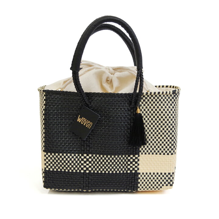 楽天市場】WOVEN ウーヴン バスケットバッグ メルカドバッグ 【SMALL 