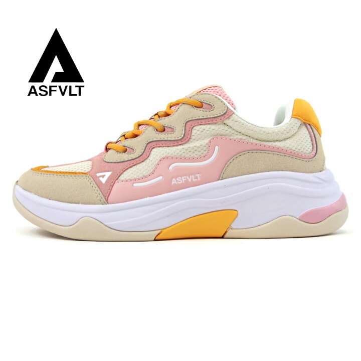 楽天市場 Sale Asfvlt アスファルト Onset Tan Pink Orange オンセット タン ピンク オレンジ スニーカー レディース メンズ ダッドスニーカー ダッドシューズ ハイテクスニーカー 韓国ファッション 厚底 厚底スニーカー On044 22 Shoe Closet