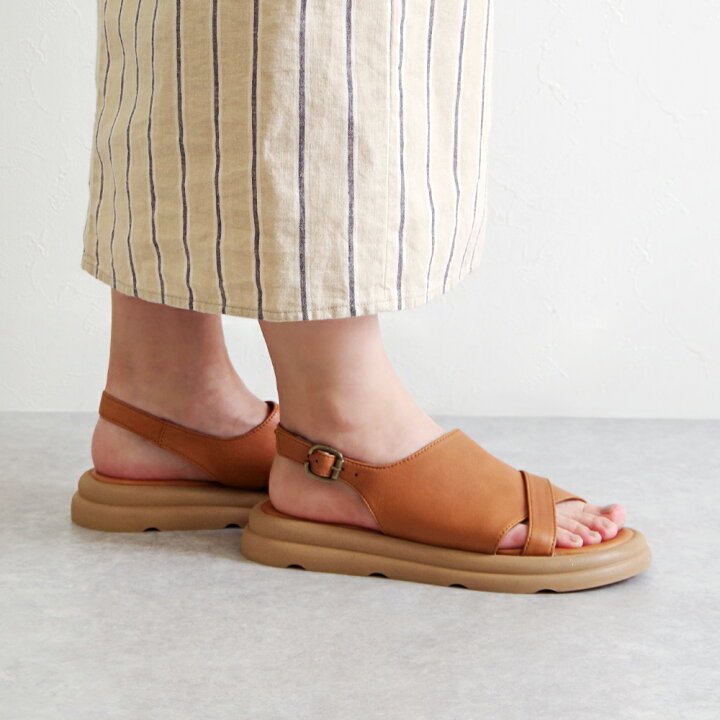 楽天市場】【BUENO SHOES ブエノシューズ】 クロスデザインサンダル 