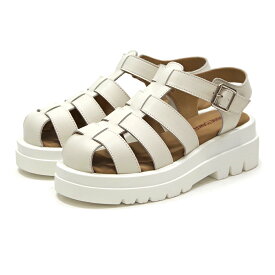 【楽天スーパーSALE】ミネトンカ MINNETONKA 正規販売代理店 正規品 グルカサンダル【23M01】厚底 プラットフォーム サンダル トラックソール グルカ 本革 ブラック 黒 ホワイト キャメル ストラップ