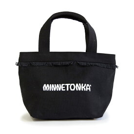 【2024年春夏新作】【MINNETONKA ミネトンカ】 フリンジトートバッグ【FRINGE TOTE BAG】 正規販売代理店 正規品 フリンジ トートバッグ ミニバッグ キャンバストート ミニトート スモールトート カジュアル シンプル ロゴ