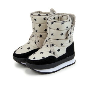 【SALE】RUBBER DUCK ラバーダック ベイビー&キッズサイズ スノージョガー【CLASSIC SNOWJOGGER STAR】グレー レオパード スノーブーツ 撥水 耐水 保温 防寒 軽量 あったか ブーツ baby Kid's ローヒール