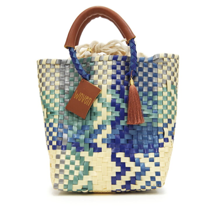 楽天市場】WOVEN ウーヴン ミニトートバッグ メキシコ製 バスケット  
